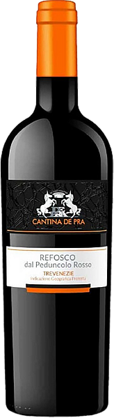 Вино Refosco dal Peduncolo Rosso Trevenezie IGT Cantina de Pra, 0.75 л