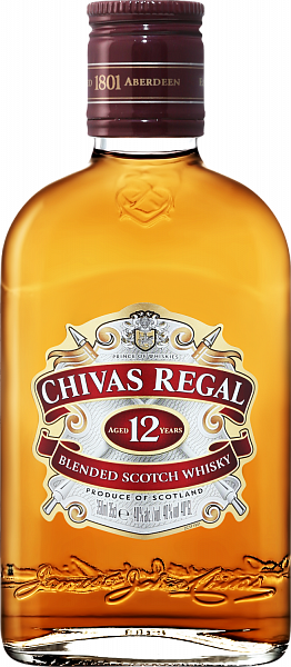 Виски Chivas Regal Blended Scotch Whisky 12 y.o. , 0.2 л