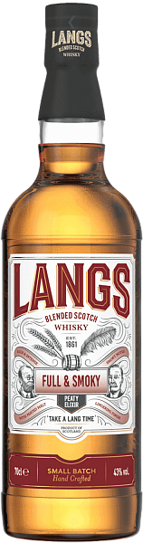 Langs Full & Smoky Blended Scotch Whisky, 0.7л