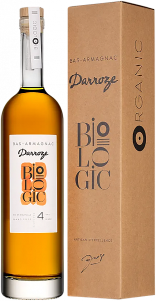 Арманьяк Darroze Biologic 4 Ans d'Age Bas-Armagnac (gift box), 0.7 л