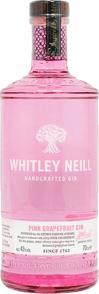 Whitley Neill Pink Grapefruit Gin, 0.7 л