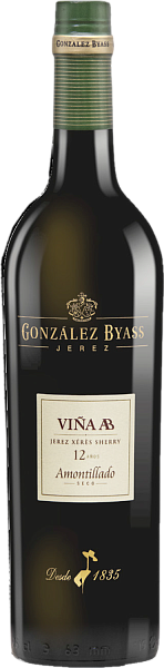Херес Vina AB Amontillado Seco 12 Anos Jerez DO Gonzalez Byass, 0.75 л