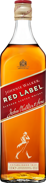 Виски Johnnie Walker Red Label Blended Scotch Whisky, 1 л в Сочи