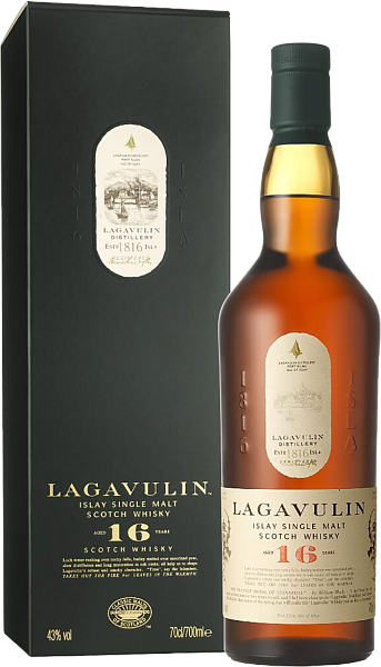Виски Lagavulin Islay Single Malt Scotch Whisky 16 Years Old (gift box), 0.7 л