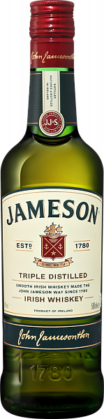 Виски Jameson Triple Distilled Irish Whiskey, 0.5 л