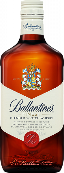 Виски Ballantine's Finest Blended Scotch Whisky, 0.5 л