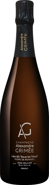 Шампанское Lieu dit Sous les Trous Champagne AOC Alexandre Grimee, 0.75 л