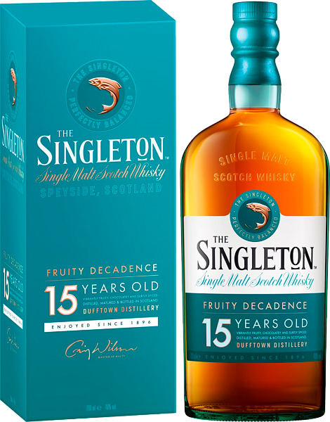 Виски The Singleton 15 y.o. Single Malt Scotch Whisky (gift box), 0.7 л