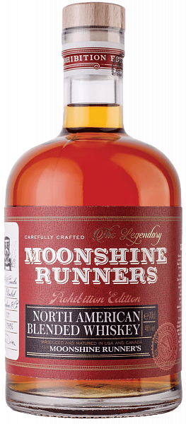 Moonshine Runners North American Blended Whiskey, 0.7л