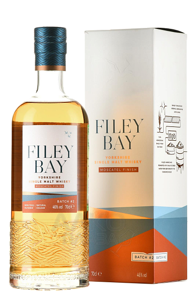 Виски Filey Bay Moscatel Finish Single Malt Yorkshire Whisky (gift box), 0.7 л