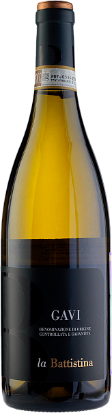 Вино La Battistina Gavi DOCG Araldica Castelvero, 0.75 л