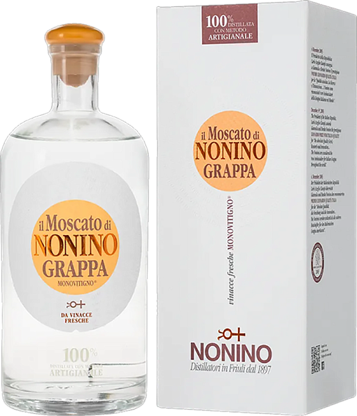 Граппа Il Moscato di Nonino Monovitigno (gift box), 0.7 л в Воронеже
