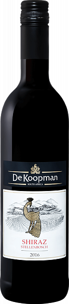 Вино De Koopman Shiraz Stellenbosch WO Koopmanskloof, 0.75 л