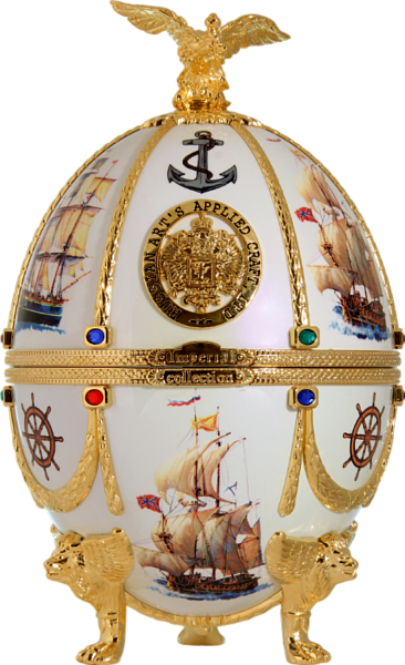 Водка Imperial Collection Super Premium (white with sailboats in velvet gift box), 0.7 л