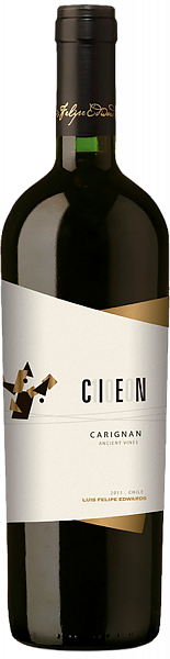 Чилийское вино Cien Carignan Maule Valley DO Luis Felipe Edwards, 0.75 л