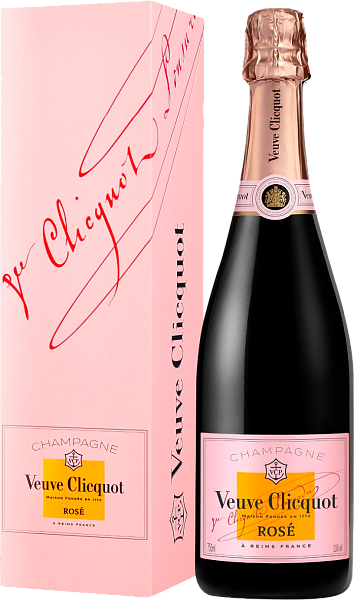 Шампанское Veuve Clicquot Rose (gift box), 0.75 л