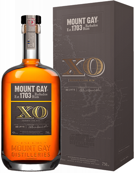 Rum Mount Gay XO (gift box), 0.7 л
