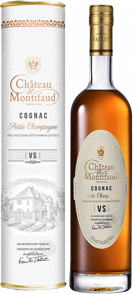 Коньяк Chateau de Montifaud Petite Champagne Cognac VS (gift box), 0.5 л