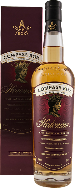 Виски Compass Box Hedonism Blended Grain Scotch Whisky (gift box), 0.7 л