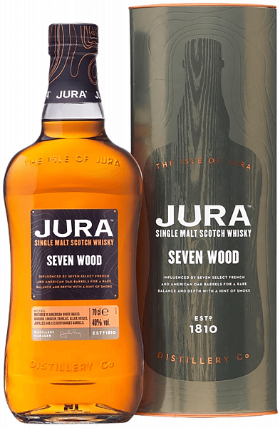 Jura Seven Wood Single Malt Scotch Whisky (gift box), 0.7л