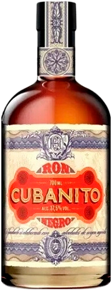 Ром Cubanito Negro, 0.7 л