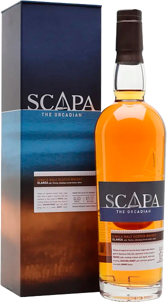 Виски Scapa The Orcadian Glansa Single Malt Scotch Whisky (gift box), 0.75 л