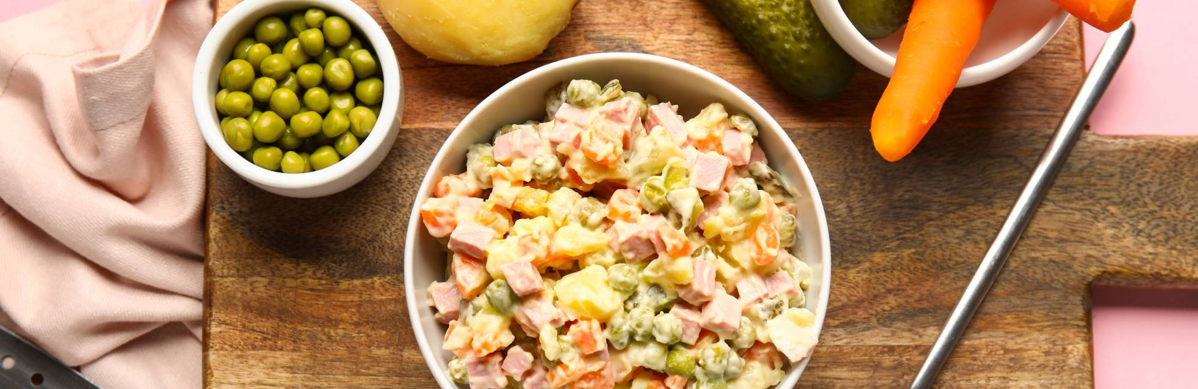 Рецепты: салат оливье и шампанское