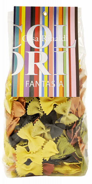 Farfalle Fantasia multi-colored pasta Casa Rinaldi