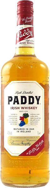 Виски Paddy Old Irish Whiskey, 1 л