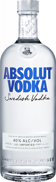 Vodka Absolut, 1 л