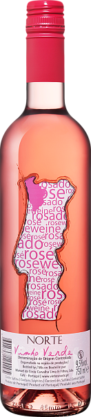 Вино Norte Rose Vinho Verde DOC Manuel da Costa Carvalho Lima & Filhos, 0.75 л в Тюмени