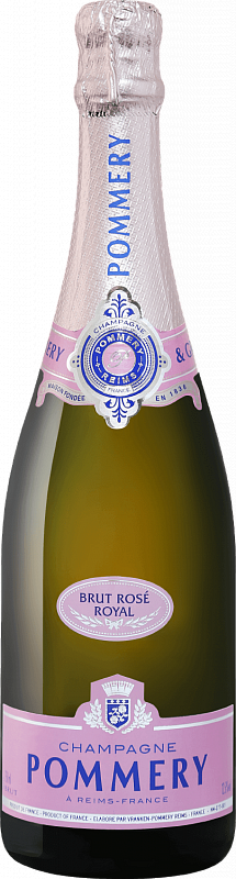 Игристое вино и шампанское Поммери Брют Розе Руаял Шампань AOP 0.75 л