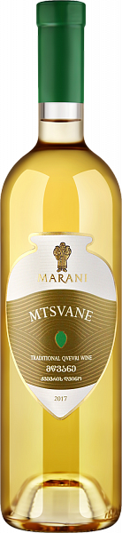 Грузинское вино Marani Mtsvane Qvevri Telavi Wine Cellar, 0.75 л