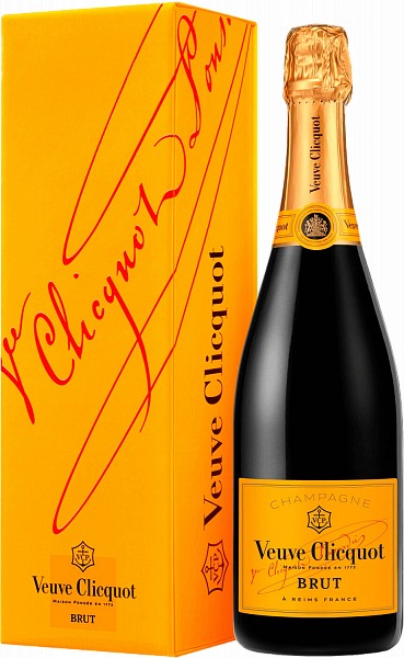 Шампанское Ponsardin Brut NV Veuve Clicquot (gift box), 0.75 л