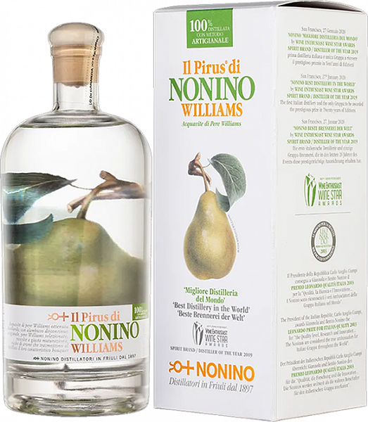 Дистиллят Il Pirus di Nonino (gift box), 0.5 л