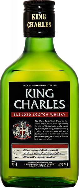 King Charles Blended Scotch Whisky, 0.2 л