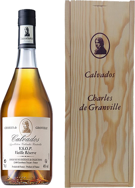 Кальвадос Charles de Granville Vieille Reserve VSOP Calvados AOC (gift box), 0.7 л