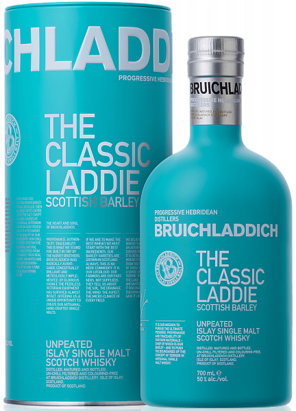 Bruichladdich Scottish Barley single malt scoth whisky (gift box), 0.7л