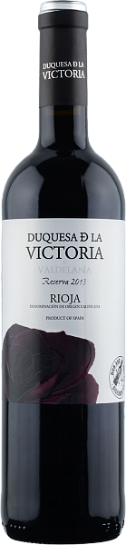Вино Duquesa de la Victoria Reserva Rioja DOCa Bodegas Valdelana, 0.75 л