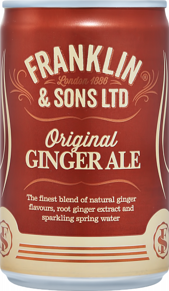 Тоник Franklin & Sons Original Ginger Ale , 0.15 л