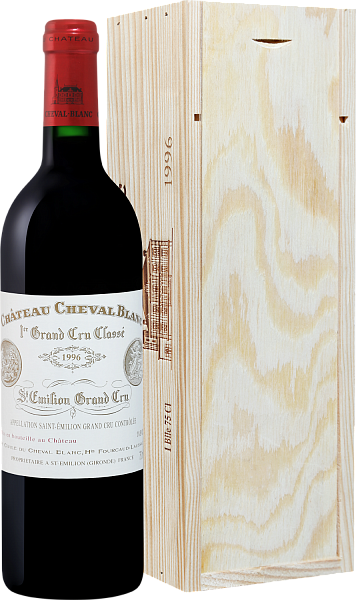 Вино Chateau Cheval Blanc Saint-Emilion Grand Cru AOC (gift box), 0.75 л
