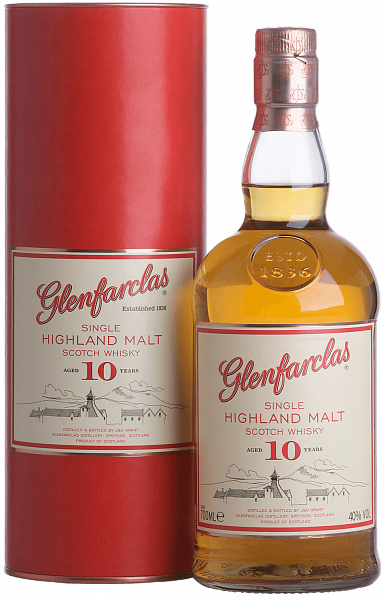 Glenfarclas Single Malt Scotch Whisky 10 y.o. (gift box), 0.7 л