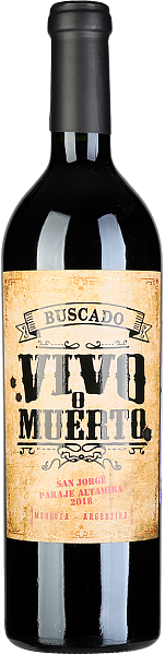 Вино Buscado Vivo o Muerto San Jorge Paraje Altamira 55 Malbec, 0.75 л