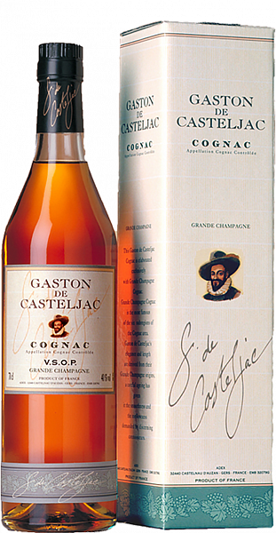 Коньяк Gaston de Casteljac VSOP Grande Champagne (gift box), 0.7 л