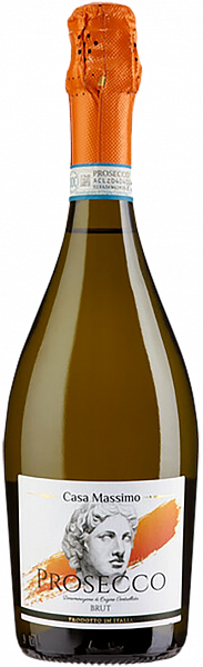Белое игристое вино Casa Massimo Prosecco DOC Brut , 0.75 л