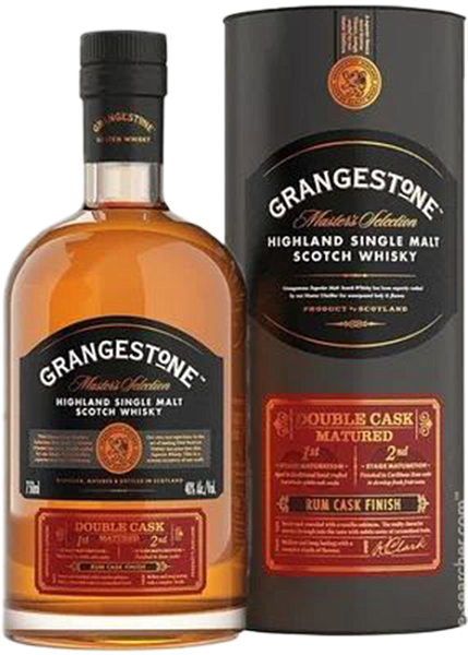 Виски Grangestone Rum Cask Finish Highland Single Malt Scotch Whisky (gift box), 0.7 л