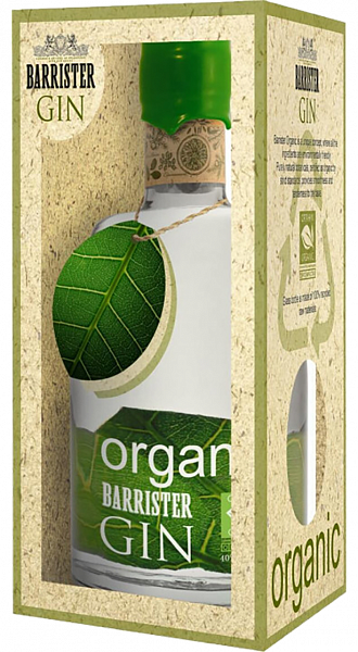 Джин Barrister Organic Gin (gift box), 0.7 л