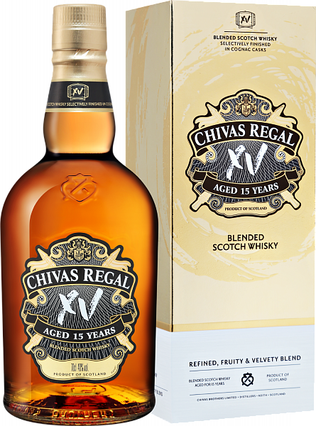 Виски Chivas Regal XV Blended Scotch Whisky 15 y.o. (gift box), 0.7 л