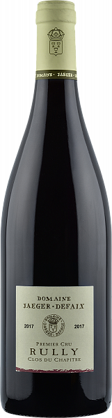 Вино Rully 1er Cru AOC Clos du Chapitre Domaine Jaeger-Defaix, 0.75 л