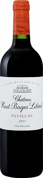 Вино Chateau Haut-Bages Liberal Pauillac AOC, 0.75 л